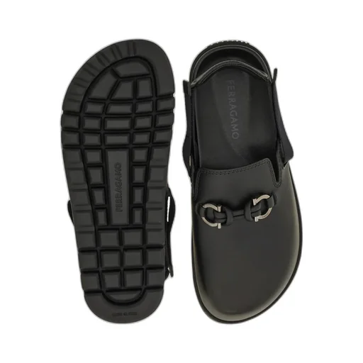 Gancini Buckle Mule
