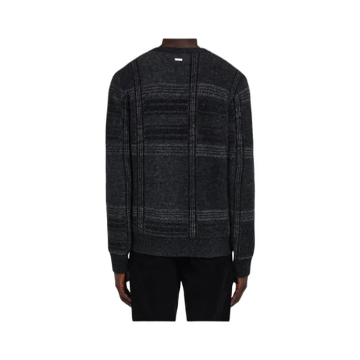 V-Neck Tartan Jumper