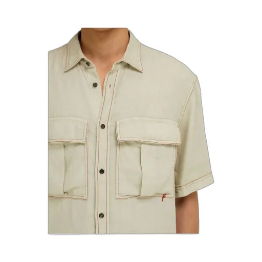 Patch Pocket Short-Sleeved Shirt