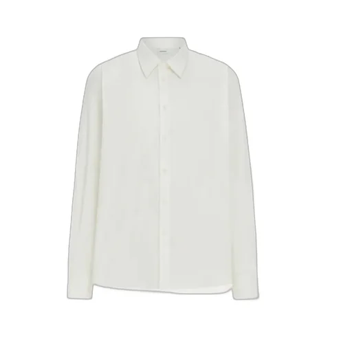 Shirt With Tonal Embroidered F