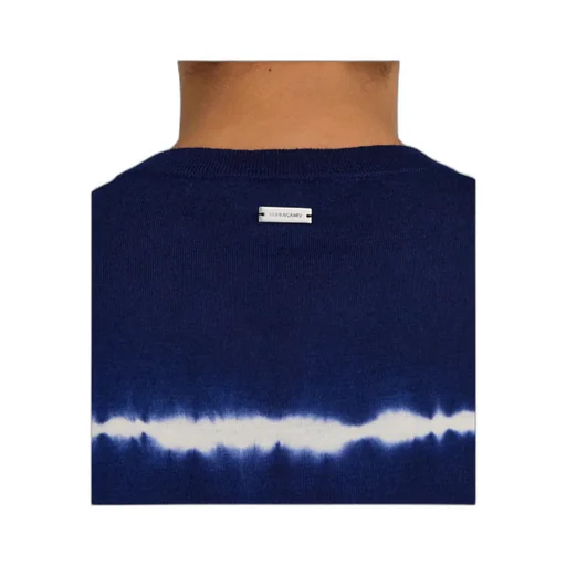 Tie Dye Wool V-Neck Pullover