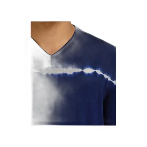Tie Dye Wool V-Neck Pullover