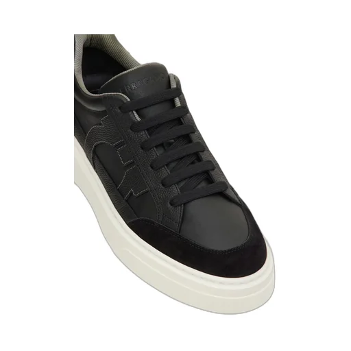 Low Top Sneaker With Gancini Ornament