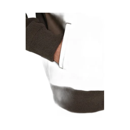 Blouson With Leather Inserts
