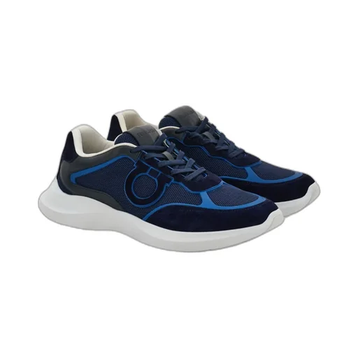 Gancini Buckle Low-Top Sneakers