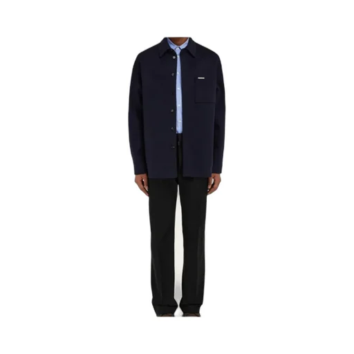 Cashmere-Blend Overshirt