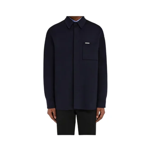 Cashmere-Blend Overshirt