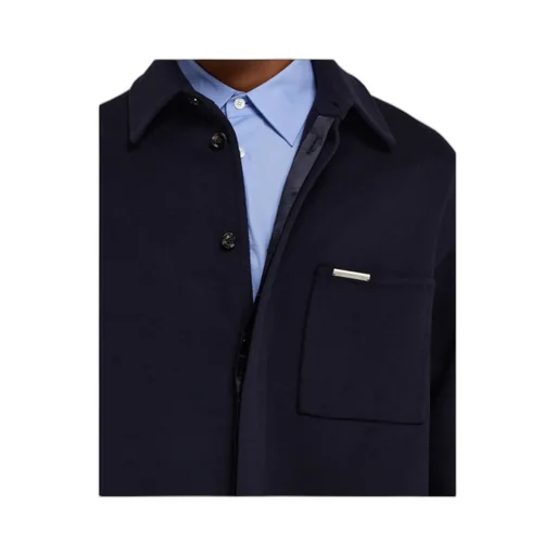 Cashmere-Blend Overshirt