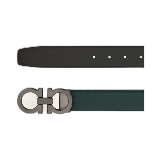 Reversible And Adjustable Gancini Belt