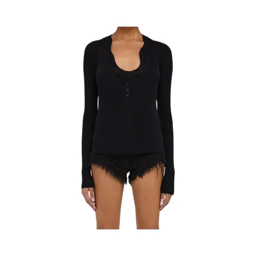 Top With Rippled Neckline