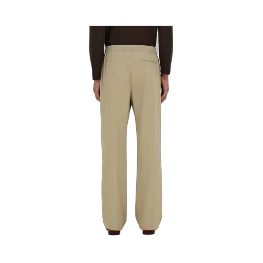 Tailored Leg Crepe Trousers