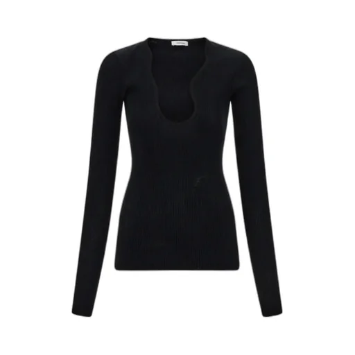 Top With Rippled Neckline