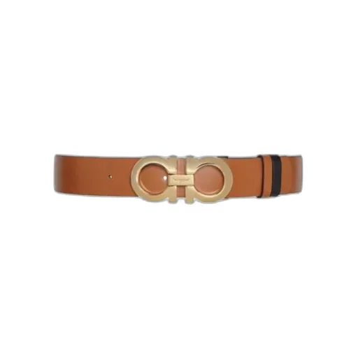 Gancini Buckle Reversible Belt