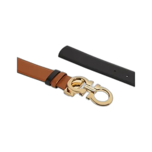 Gancini Buckle Reversible Belt