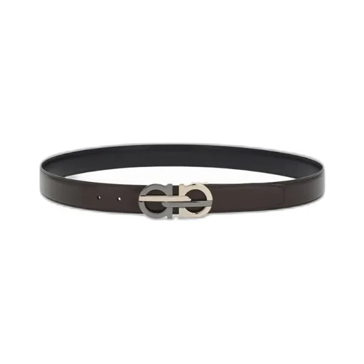 Reversible And Adjustable Gancini Belt