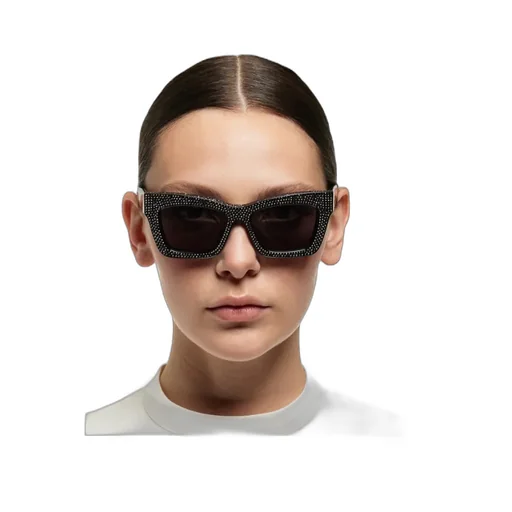 Geometric Frame Sunglasses