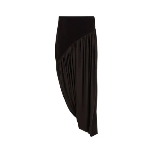 Draped Midi Skirt