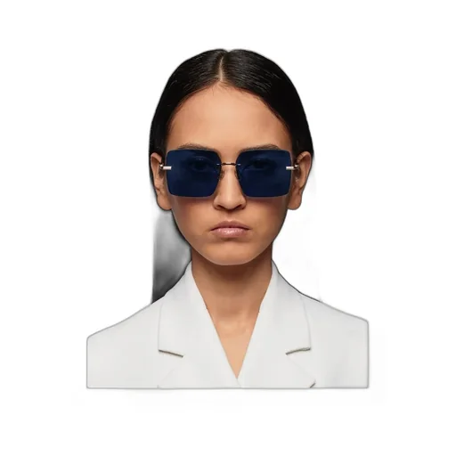 Geometric Frame Sunglasses