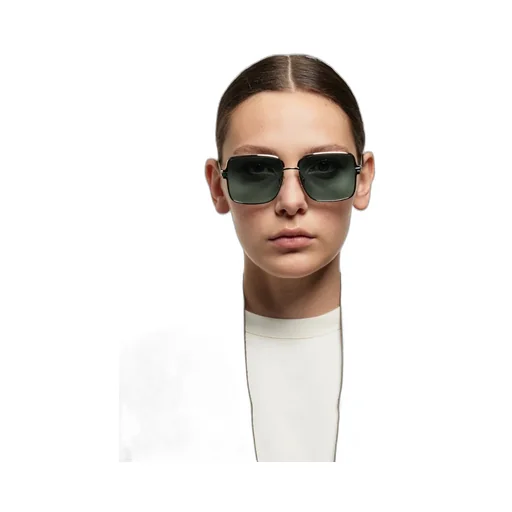 Geometric Frame Sunglasses