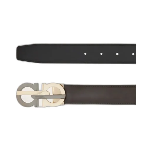 Reversible And Adjustable Gancini Belt