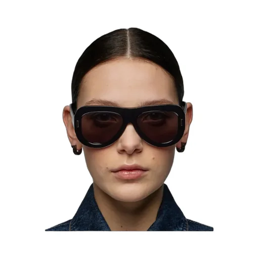 Geometric Frame Sunglasses