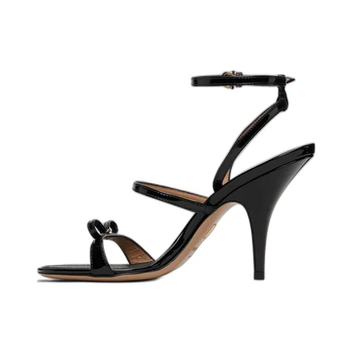 Lace-Up High-Heeled Sandals