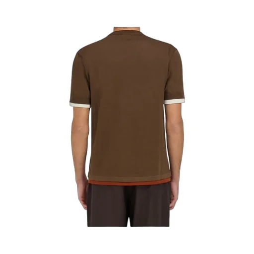 Layered Knitted T-Shirt