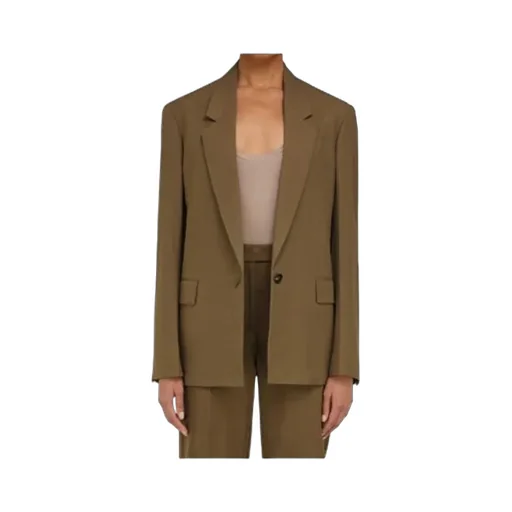 Notched-Lapel Blazer
