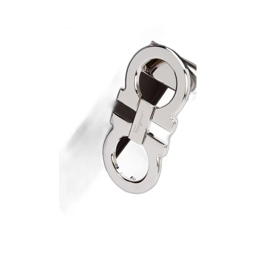 Double-Sided Adjustable Gancini Double Buckle Belt