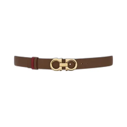 Adjustable And Reversible Gancini Belt