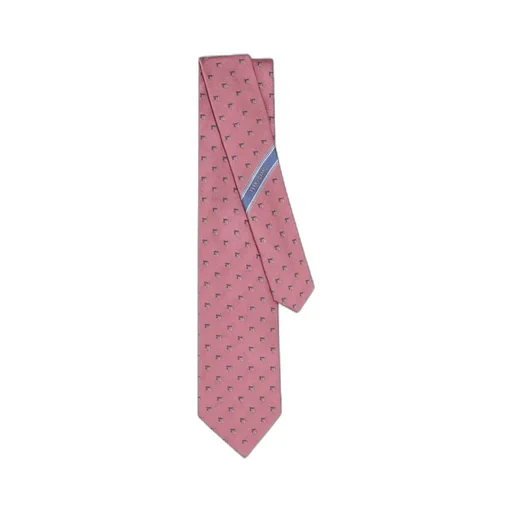 Two Tone Gancini Jacquard Tie