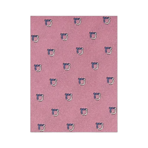 Two Tone Gancini Jacquard Tie
