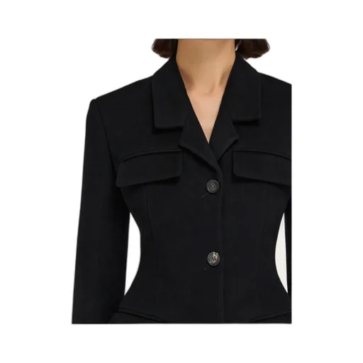 Fitted Single Breasted Coat