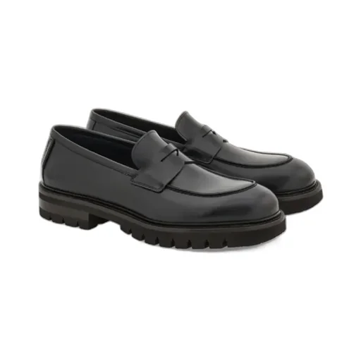Leather Penny Loafers