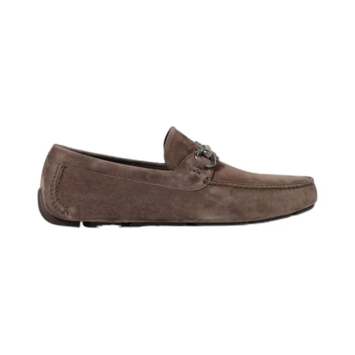 Gancini-Plaque Loafers