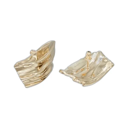 Asymmetric Draped Earring