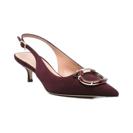 50Mm Suede Slingbacks