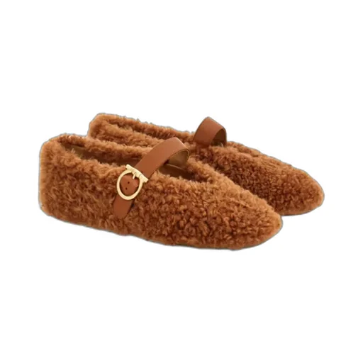 Shearling Ballet Flat