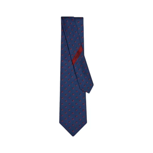 Two Tone Gancini Jacquard Tie