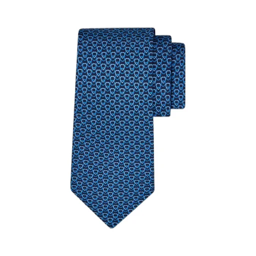 Hearts Print Silk Tie