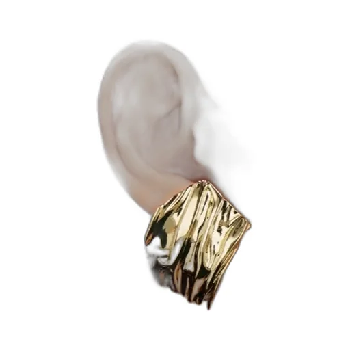 Asymmetric Draped Earring
