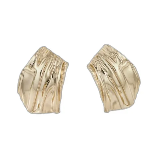 Asymmetric Draped Earring