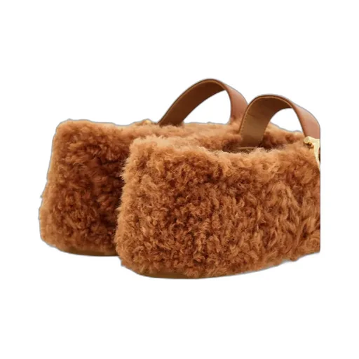 Shearling Ballet Flat