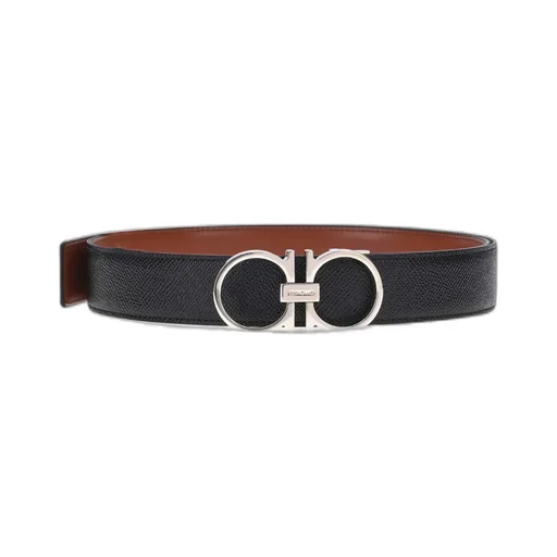 Reversible Gancini Buckle Belt