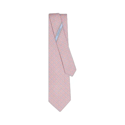 Gancini Printed Tie
