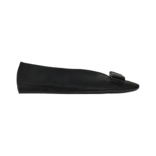 Ferragamo Bow-Detailed Ballerinas