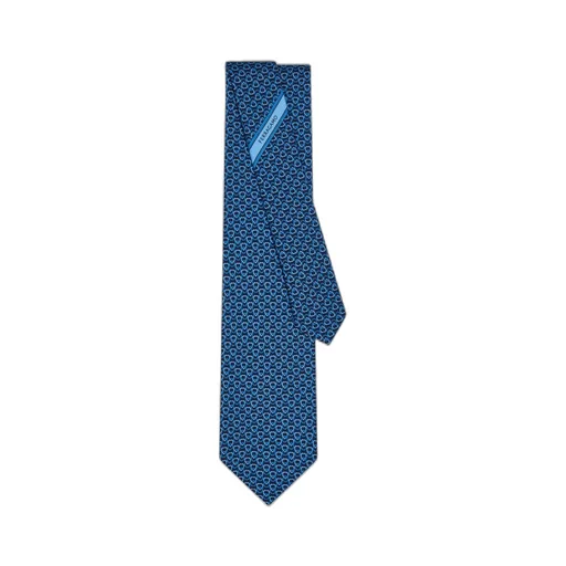 Hearts Print Silk Tie