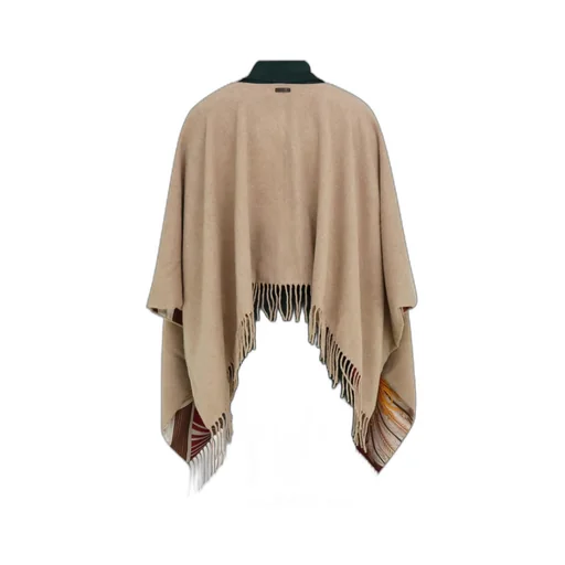 Cashmere And Silk Reversible Cape