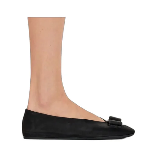 Ferragamo Bow-Detailed Ballerinas