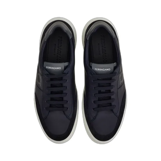 Gancini Logo Low-Top Sneakers